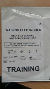 Trainingselektroden f. FRED Easy, Easyport, Easyport PLUS>