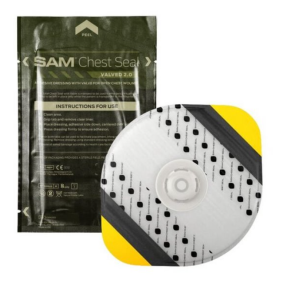 SAM® medical Chest Seal Valved 2.0 / Thorax Pflaster mit Ventil 2.0>