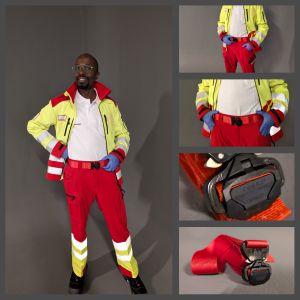 Hosengürtel rot mit schwarzer Cobra Schnalle>