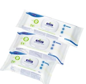 Flächendesinfektion 6x 80XL Feuchttücher/Softbag Bacillol 30 Sensitive Green Tissues>